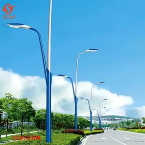 Hot Selling Street Light Pole High Mast Lamp For Mini 3m 40Ft Galvanized Aluminum Garden Sale Used Led Decorative Parking Lot