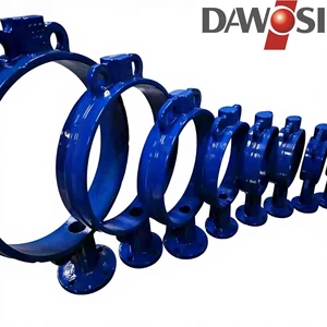 Tianjin Factory Ductile Iron Wafer Butterfly Valve Body Wide Body Fittings GB Standard Industrial Valve Parts Direct Supply