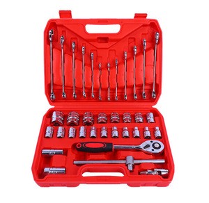 37-Piece Wrench Set Tools Auto Repair Combination Woodworking Tools Tools Set Box