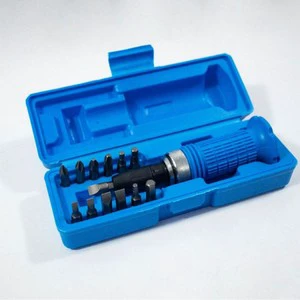 14PC Piece Impact Batch Set Strong Torque Through the Heart Can Be Knocked Screwdriver Screwdriver Combination Hand Operated Too