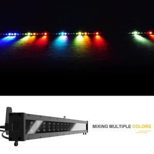 SHEHDS IP65 Waterproof RGBLAC 6in1 LED Wall Wash Light Silent Stage Bar Light For Theater Church