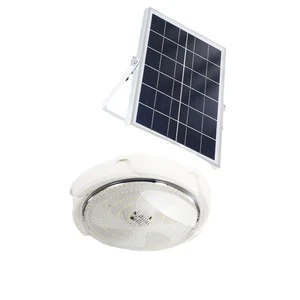 Outdoor Ceiling Lamp IP65 Dimmable Panel Waterproof Solar Powered Lighting for Home Room Decor LED Solar Garden Light