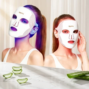 REDSKY Flexible Silicone LED Face Mask With Red Light For Home Use Safe & Portable Facial Care