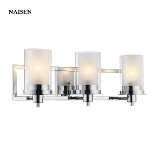 Hotel Mounted Bedside Bathroom Vanity Sconce Wall Lamp 3 Light