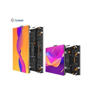 Canbest XS P1.9 P2.6 P3.9 Indoor Outdoor Smart Curved Rental Event Never Black Led Screen Pantallas Led Display Video Wall Panel