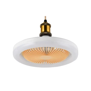 Wholesale Modern Bedroom E27 Dimmable 3 Color Light Fan Lamp Bladeless Ceiling Fan With Light and Remote