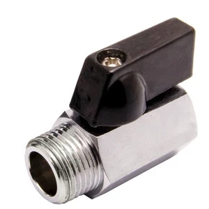 BSP NPT PN20 Chrome Plated 3/8 Thread 1/4