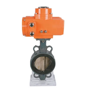 Tuoerpu Motorized Control Wafer Type Butterfly Valve Stainless Steel Soft Seal Electric Water High Temperature