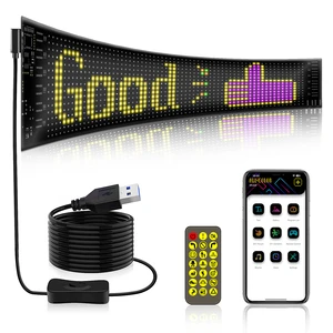 RGB Programmable Flexible LED Matrix Flat Panel ,USB App Controllable Soft LED Waterproof Outdoor Display