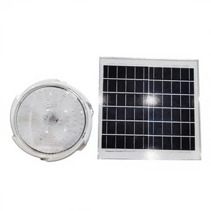 LED IP65 Solar Ceiling Light for Home Indoor/Outdoor Use in Courtyard Corridor Balcony