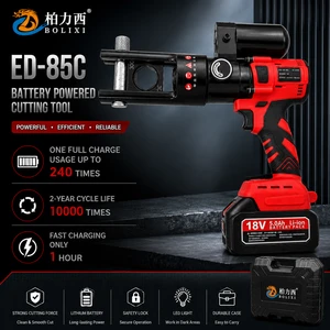 Professional Bolixi 18V EB-300A Iron 9kg Hydraulic Crimping Tool 16-300mm Cordless Wire Terminal Lug Crimper
