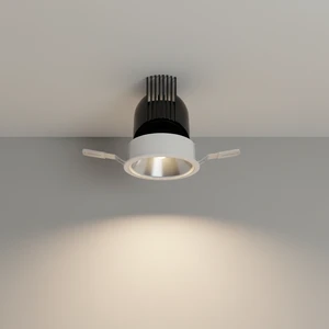 LED Downlight Dimmable Anti-Glare CRI90 15w for Hotel Commercial Anti-Glare Urg17 COB Rated High CRI 90 Spring Clip Recessed