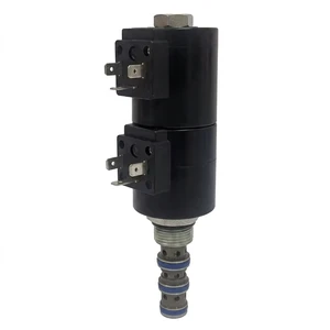 Factory ISV10-47D Solenoid Driven Hydraulic Directional Control Valve 3 Position 4 Way Spool Type Cartridge Valve Support Custom