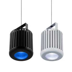 DMX Controlled 70W Profile Spotlights RGBW Color Changing LED Ra90 IP20 Hanging Mount Dimmable Multi-Voltage Powder Coated