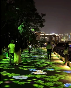Ip65 Outdoor Interactive Projector Lamp For Bridges City Landmarks And Holiday Celebrations