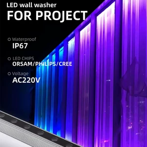 RGB 220V Good Quality for Lighting Solution Waterproof Wall Washer Light IP67 Thick Aluminum