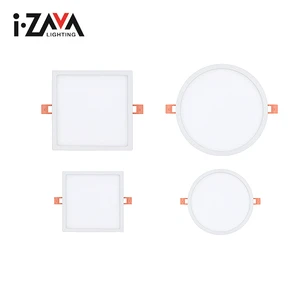 Modern Design Indoor Recessed Commercial Aluminum Round 6W 15W 20W LED Panel Lamp with Ultrathin Frame and High Lumen