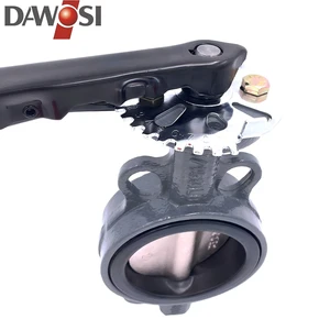 Multi Standard Universal Acid Resistant Butterfly Valve WCB Carbon Steel Water Conservancy Manual Handle Normal Temperature