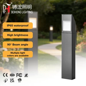 Modern Square LED Outdoor Garden Lawn Lights IP65 Waterproof Aluminum Warm White 90 Beam Angle 5-Year Warranty 10W Lawn Lamp