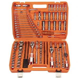 216-Piece Mechanic Tool Set Auto Repair Tool Kit Comprehensive Car Maintenance Set Chrome Vanadium Wrench and Socket Set