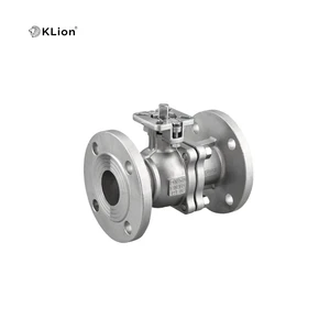 KLION RTS Q41F DN20 Manual Soft Seal Stainless Steel 304 Acid Resistant High Platform Flange Ball Valve OEM WENZHOU