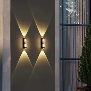 Outdoor Surface Mounted LED Wall Light Waterproof for Garden Gate Decorative Lighting External LED Wall Light