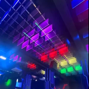 RGB LED Light Guide Panel Linear Lamp Outdoor DC24V Glass Curtain Wall Advertising Bridge Lighting Guardrail Light Voice Control