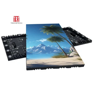 P2.5 Flexible LED Module Indoor Full Color Soft Curved LED Display Panel 600CD Brightness 1 Year Warranty for Cylindrical Column