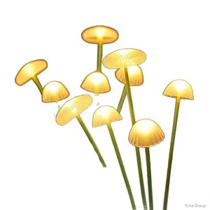 Modern LED Solar Mushroom Outdoor Floor Lamp String Light Jellyfish Design IP65 DC Powered Remote Control Garden Lighting