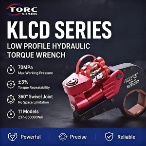 700 Bar/70Mpa/10000Psi Enerpac Design Hollow Hydraulic Torque Wrench Electric Pump Model KLCD High-Strength Alloy ISO9001:2008