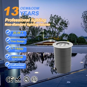 Stainless Steel IP67 LED Underground Light Outdoor Buried Floor Lamp Garden Lawn Path Landscape Lighting