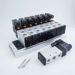 4V110-06 4V210-08 4V310-10 4V410-15 Set Valves Exhaust Manifold 1F/2F/3F/4F/5F/7F/8F/10F/12F/15F/16F Solenoid Valve Station Base