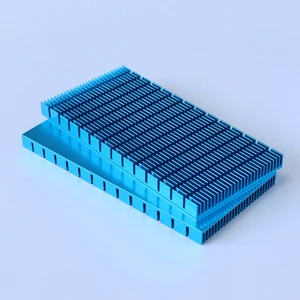 150x74x10mm Custom Profile Heat Sink High Power Electronic Devices Fan Installation Drill Tap Features