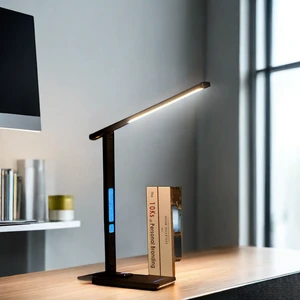 Modern LED Desk Lamp with Wireless Charging and Touch Control Stay Powered up and Illuminated While You Work