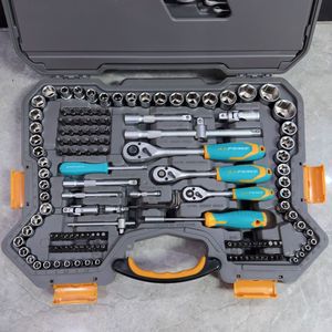 Export European American 216-Piece Large Medium Small Hand Operated OEM Fei Automobile & Household Machine Repair Set
