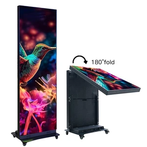 High Bright Digital Signage And Display Video LED Poster Standee Totem LED Poster Display Screen For Marketing Advertising