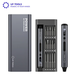 UFTOOLS Industrial DIY Multi-function Mini Electric Screwdriver 34 in 1 Magnetic Lithium-ion Battery 3.7V 5N.m Torque Set