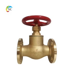 Hot Sale YC Marine Bronze Ball Stop Globe Valve F7351 7471 Screw-Down Non Return Valve Manual Water 1/2in-12in Low Temperature