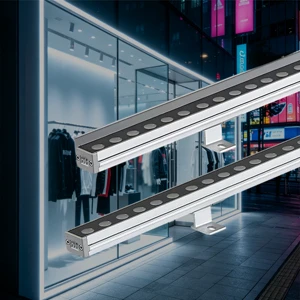 Straight Rectangular Exterior Edge Lighting Fixture IP67 Rated DC24V Anti-Corrosion Aluminum Shell 3000K-6000K LED River Bridge