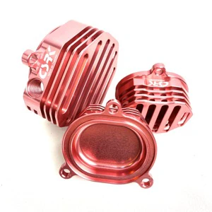 High Quality CSRK Stainless Steel Valve Cover (Pink) for Motorcycle Engine Accessories Taiwan Origin