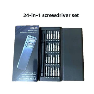 Precision 45# Carbon Steel Magnetic Mini Screwdriver Set Chrome Finish Pocket Tool Kit DIY OEM