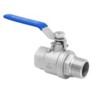 Full Port Stainless Steel Ball Valve 1 Inch DN25 Manual Switch OEM PTFE Sealing for High-Pressure Water