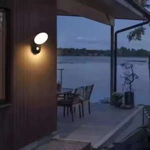 IP65 Wall Sconce Light Garden Exterior Outdoor Lighting Aluminum Housing Sensor Wall Lamp