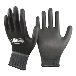 NMsafety Custom PU Palm Coated Gloves Hand Gardening Gloves for Women Industrial Safety Gloves Outdoor