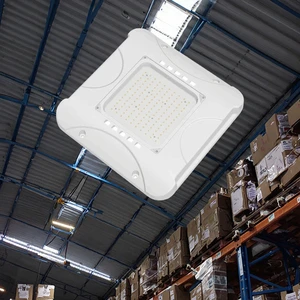 Gas Station Warehouse 140lm/W IP65 Waterproof Recessed Ceiling Mounted 100W to 400W LED Canopy Light for Outdoor Lighting
