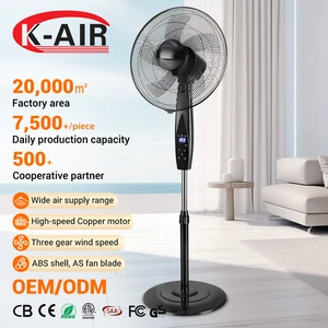 Factory Direct Selling Performance Home Electric Oscillating Stand Fan Three Speed Strong Wind Electric Standing Pedestal Fan
