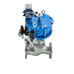 DELCO Pneumatic Linear Globe Valve - High Pressure Throttling & Shut-off