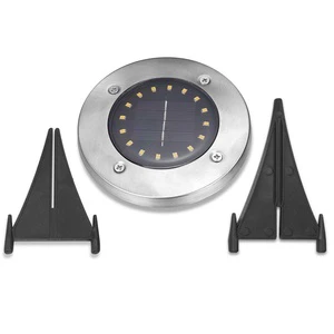 IP65 Waterproof ABS Lawn Lamp with LED Light Source Solar Control for Garden Ground Lighting for Lawn Paths and Roads