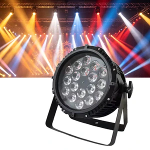 Waterproof Stobe Decoration Light 18pcs 10w Led Wall Washer Spotlight with RGBW for Events Weddings Landscape