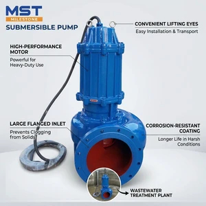 Professional Submersible Sewage Pump For Dirty Water Drainage And Heavy Duty Slurry